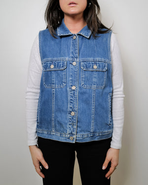 Vintage Eddie Bauer Denim Vest