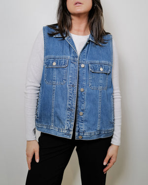 Vintage Eddie Bauer Denim Vest