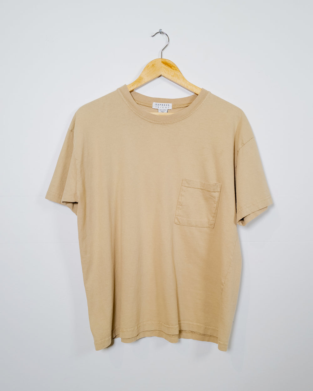 Vintage Tan Cotton Short Sleeve
