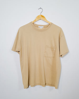 Vintage Tan Cotton Short Sleeve
