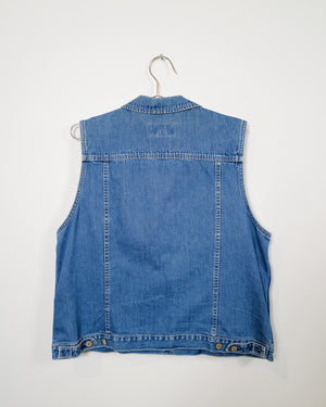 Vintage Eddie Bauer Denim Vest