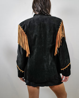 Vintage Western Fringe Jacket