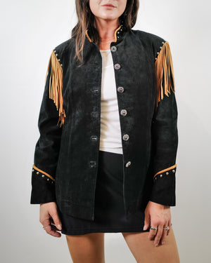 Vintage Western Fringe Jacket
