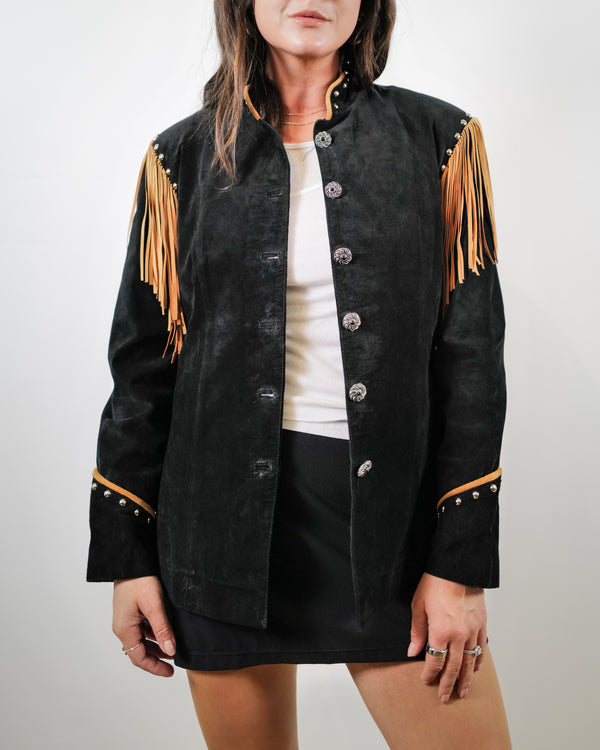 Vintage Western Fringe Jacket