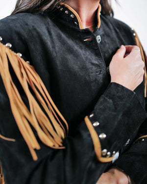 Vintage Western Fringe Jacket