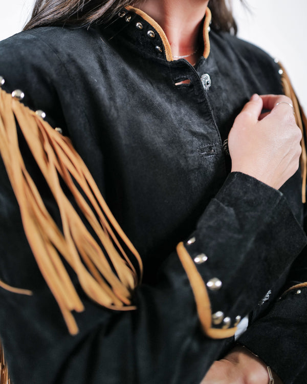 Vintage Western Fringe Jacket