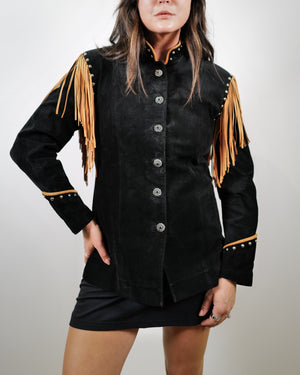 Vintage Western Fringe Jacket