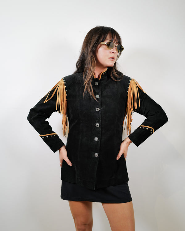 Vintage Western Fringe Jacket