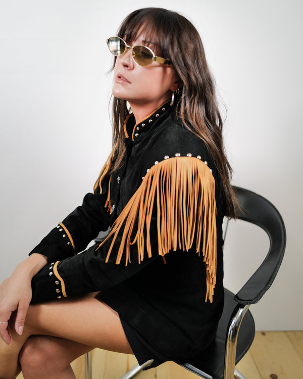 Vintage Western Fringe Jacket