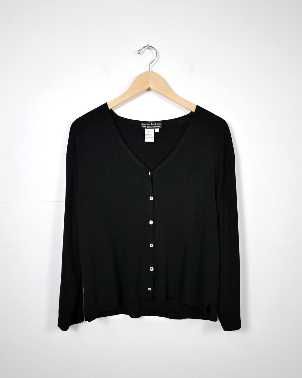 Vintage Black Cardigan