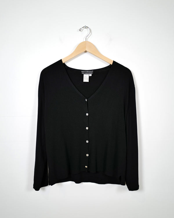 Vintage Black Cardigan