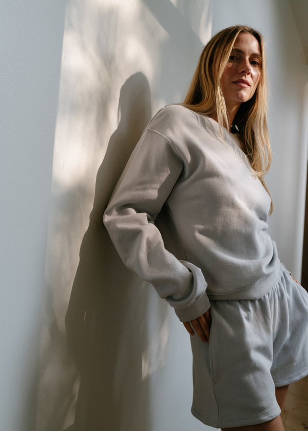 Marie Cotton Crewneck Sweatshirt