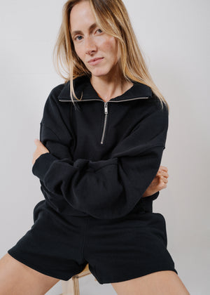 Marie Quarter Zip Sweatshirt