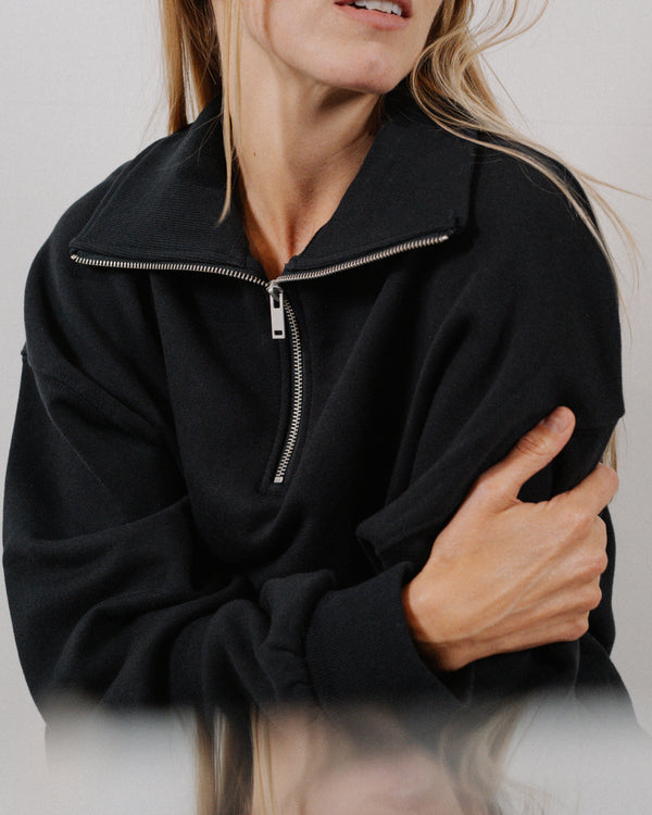 Marie Quarter Zip Sweatshirt