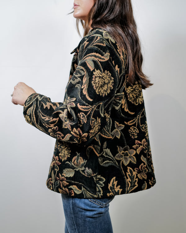 Vintage Tapestry Print Jacket