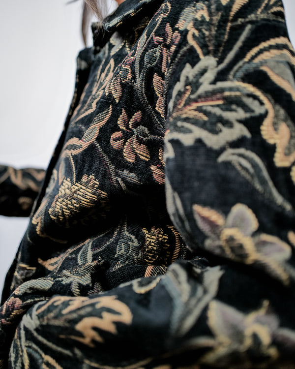 Vintage Tapestry Print Jacket