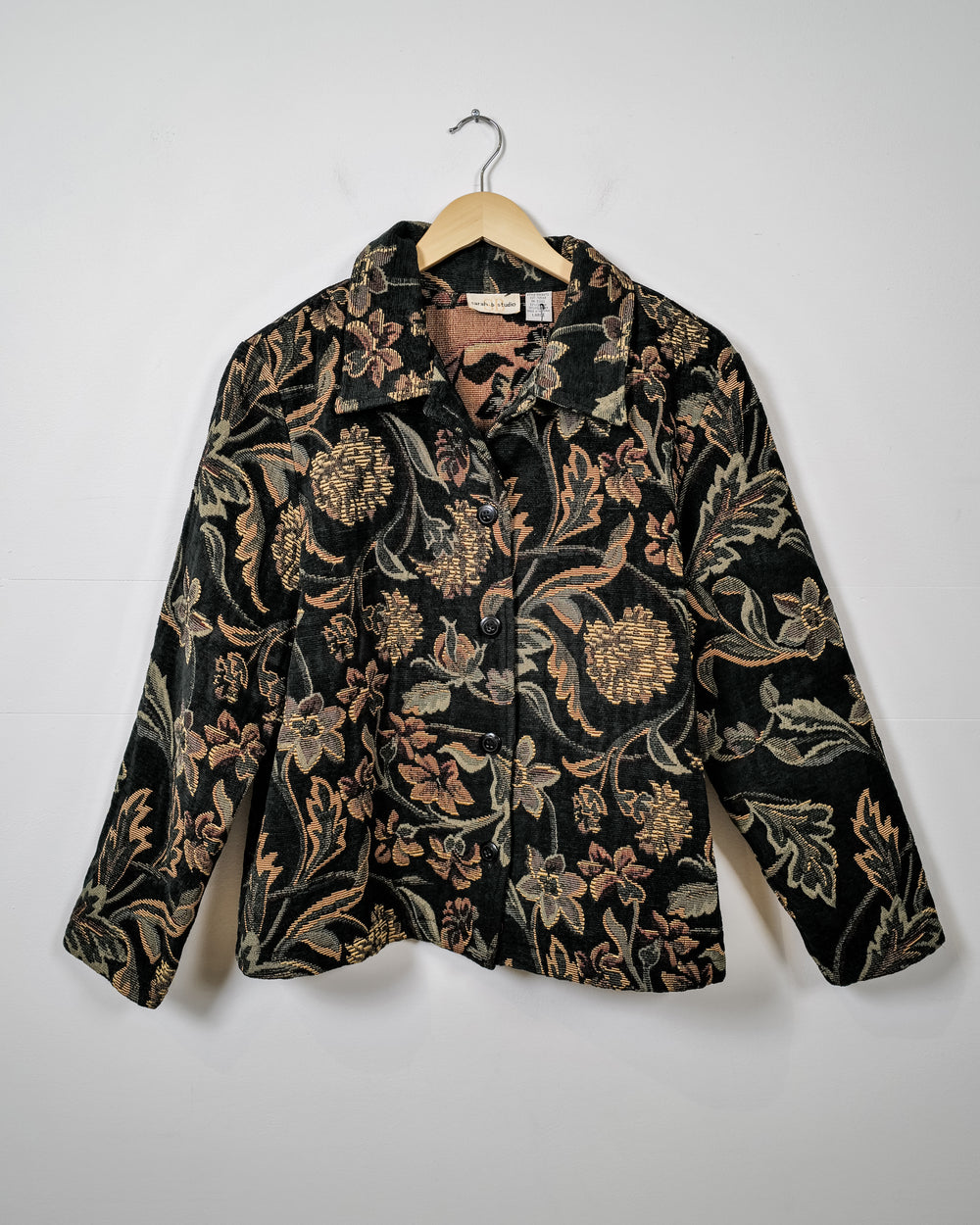 Vintage Tapestry Print Jacket