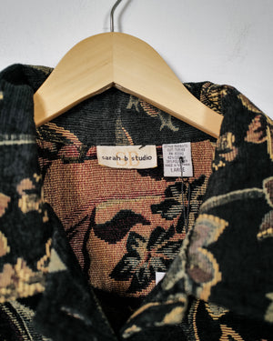 Vintage Tapestry Print Jacket