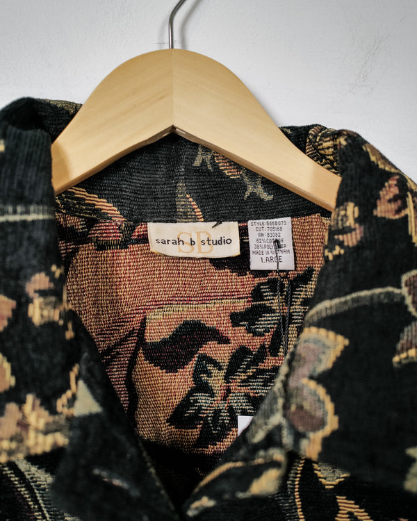 Vintage Tapestry Print Jacket