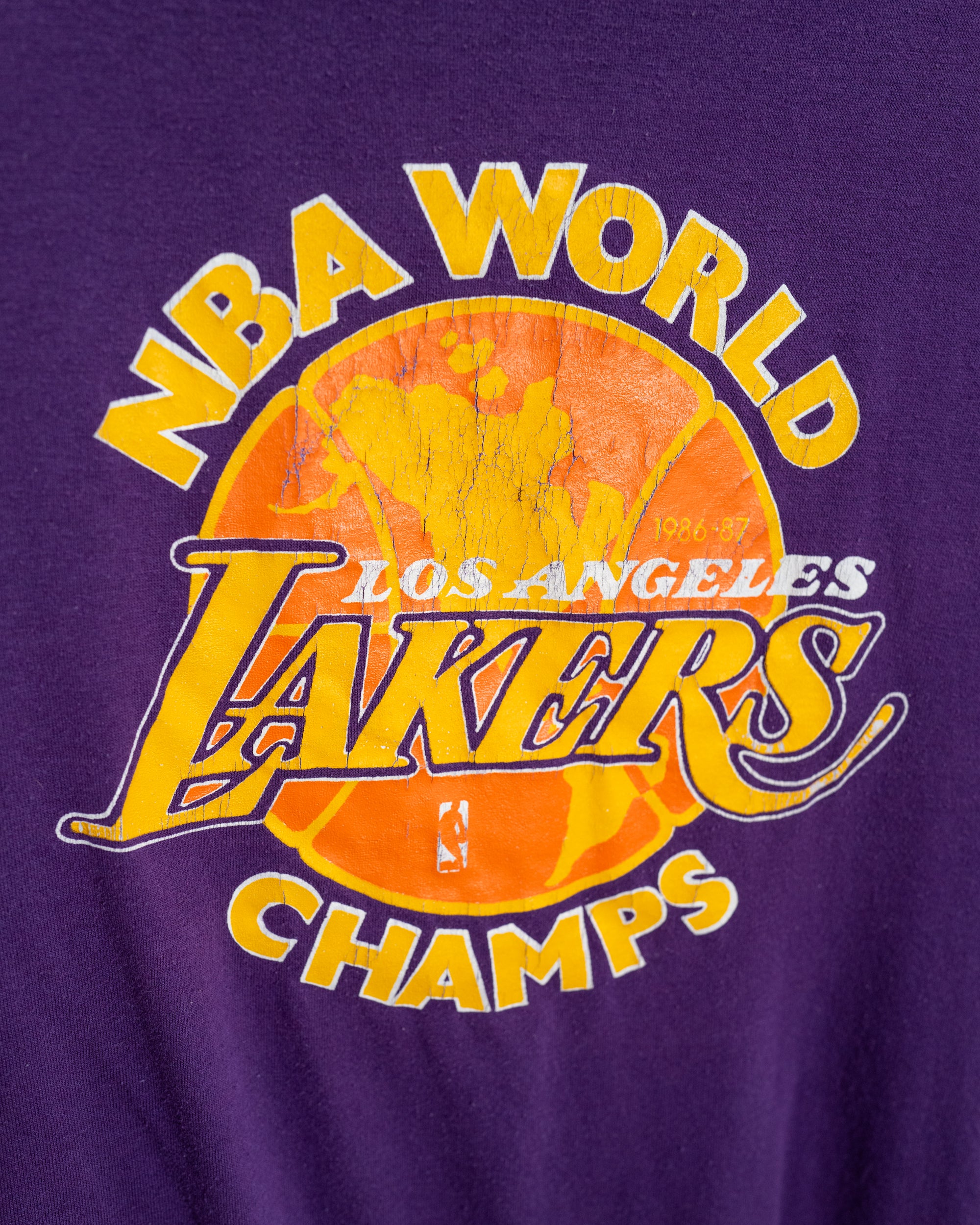 Vintage Lakers 80's World Champ T-Shirt - Size M/L