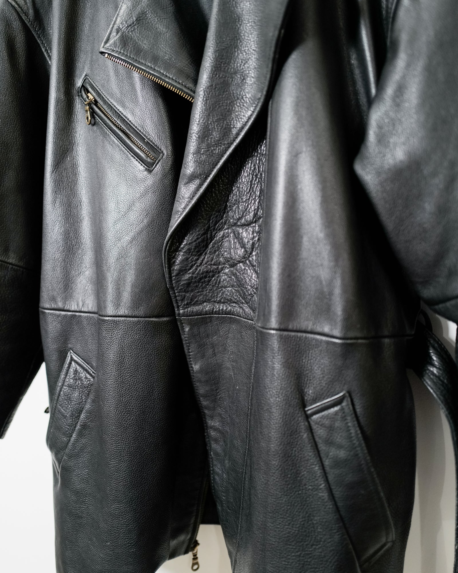 Vintage Wilson's Leather Tie Jacket - Size XL