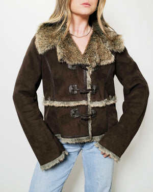 Faux Fur Jacket - Large