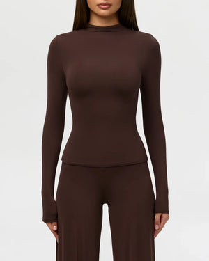 Naked Wardrobe Mock Neck Top