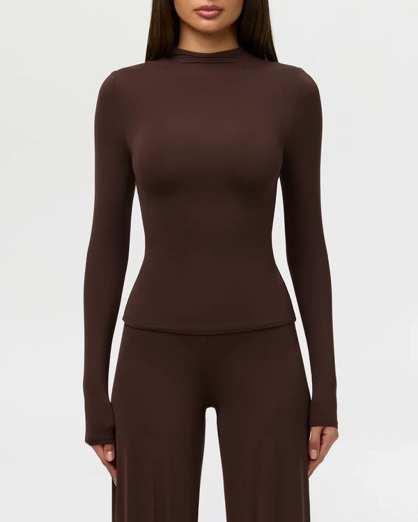 Naked Wardrobe Mock Neck Top