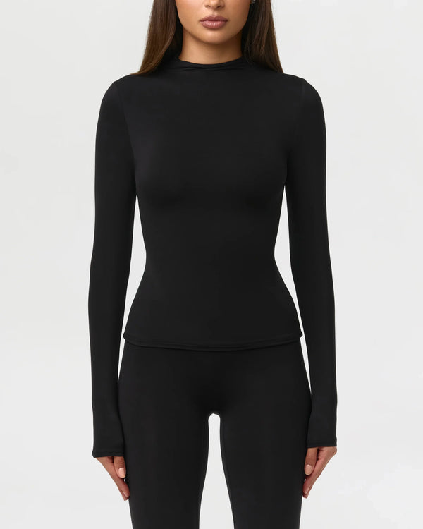 Naked Wardrobe Mock Neck Top