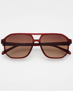 Billie Sunglasses - Dark Cherry