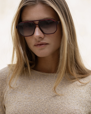 Billie Sunglasses - Dark Cherry