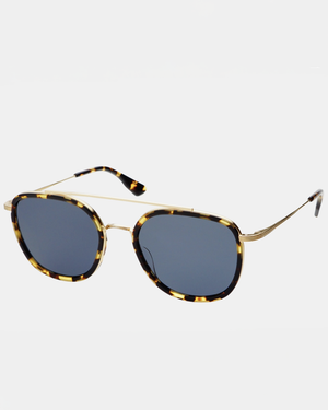 Weston Round Sunglasses -   Yellow Tortoise / Gray