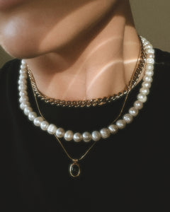 Fallon Pearl Necklace - 16"