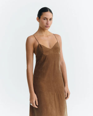 Brown Dina Dress