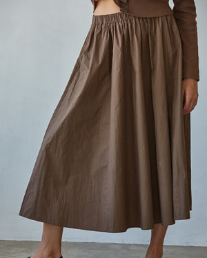 The Cotton Midi Skirt