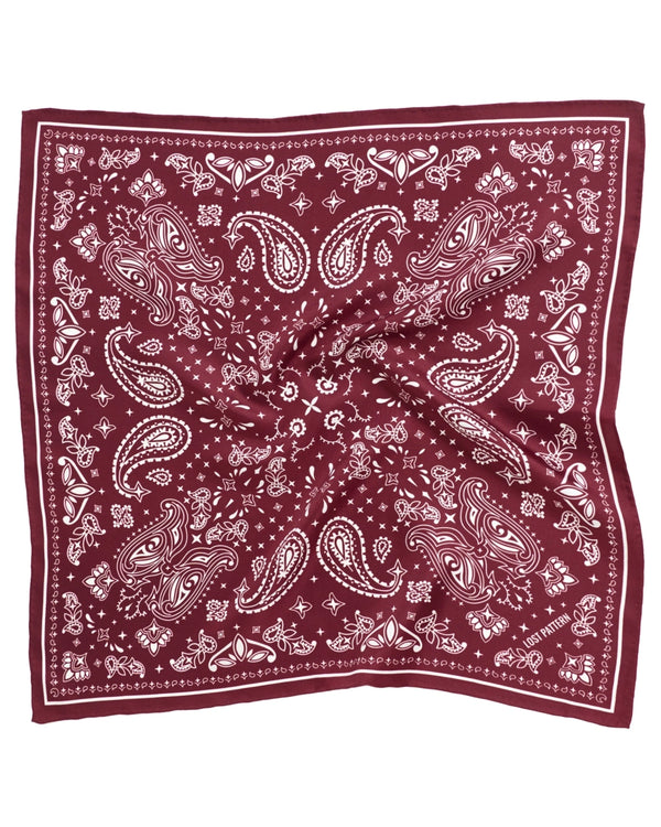 Paisley Silk Bandana Scarf