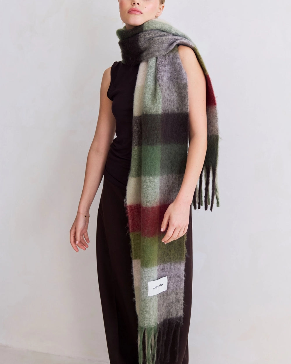 The Reykjavik Scarf - Mossy Green