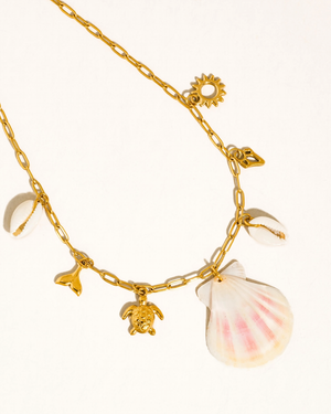 Seashell Charm Necklace