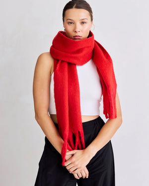 The Stockholm Scarf - Crimson Red