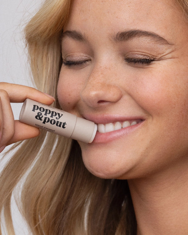 Poppy & Pout Lip Balm: Island Coconut