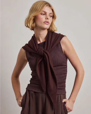Merino Wool Triangle Scarf - Large