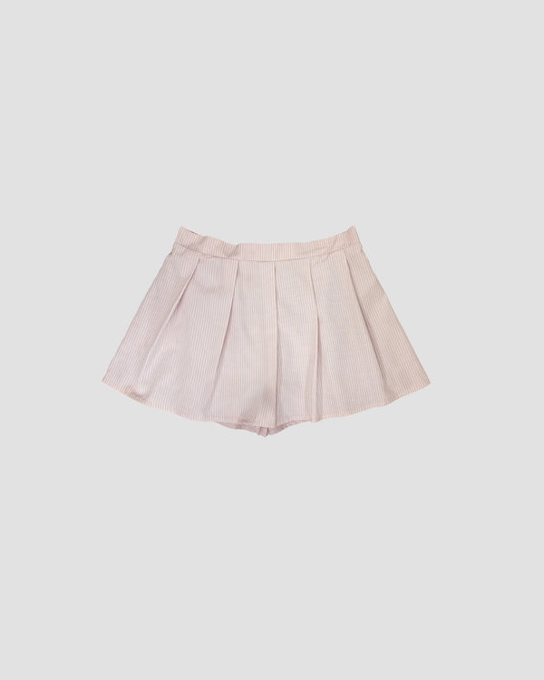 The Striped Pleated Skort