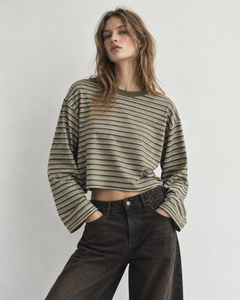 Relaxed Stripe Long Sleeve