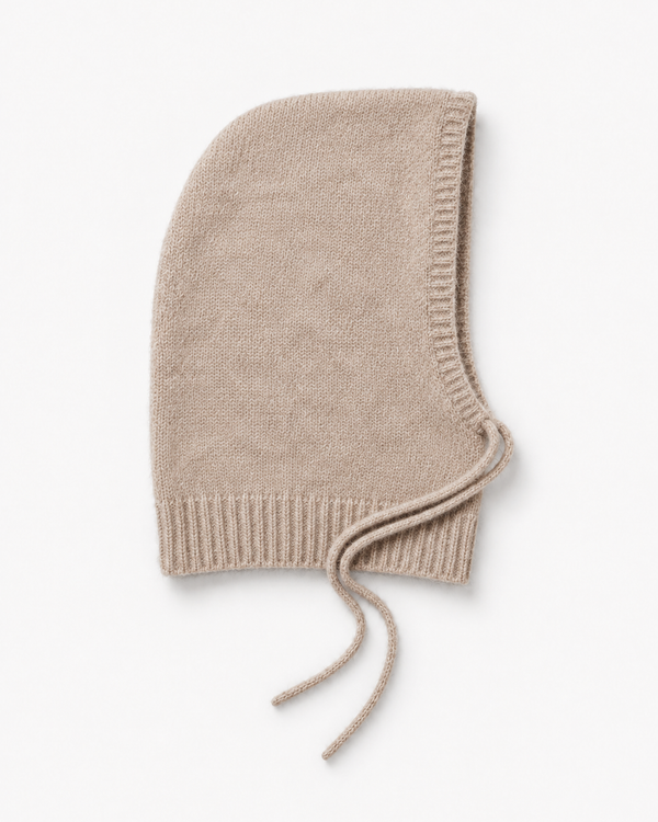 Alpaca Hood with Drawstrings