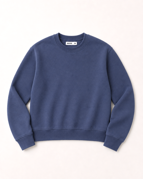 Marie Cotton Crewneck Sweatshirt