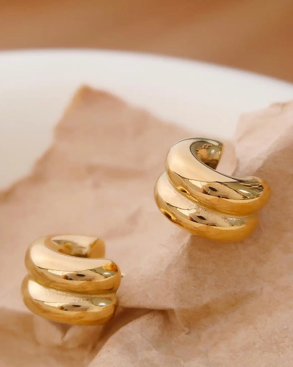 Emma Double C-Hoop Earring