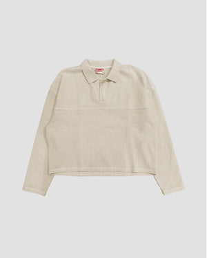 Cotton Rugby Collared Shirt - Acid Wash
