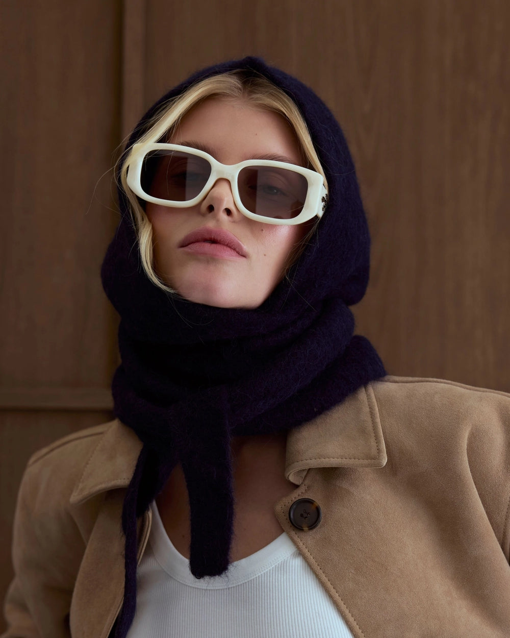 The Alpaca Hooded Scarf