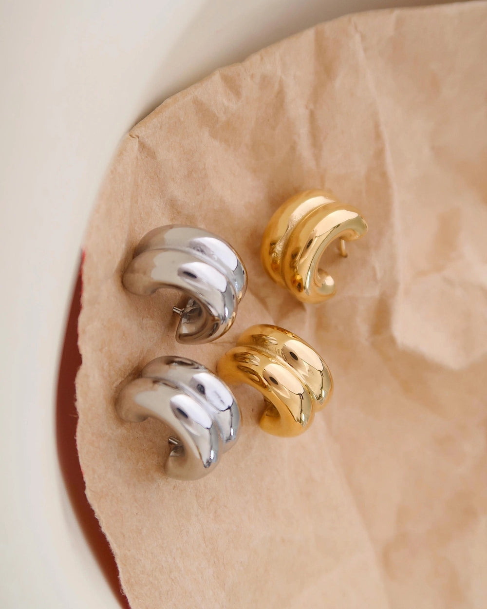 Emma Double C-Hoop Earring