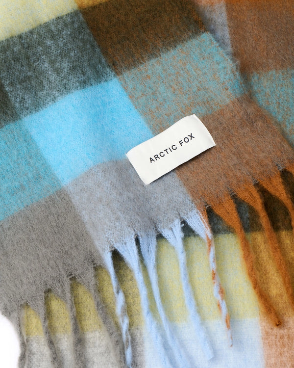 The Reykjavik Scarf - Blue/Orange